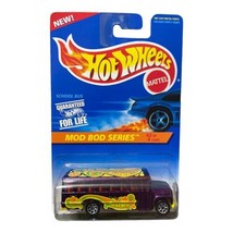 1996 Hot Wheels Mod Bod Series School Bus #397 Purple Yellow - $4.99