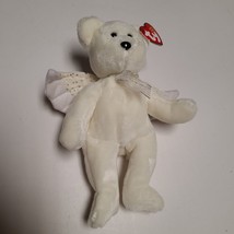 Ty Beanie Baby Herald Angel Bear Plush Stuffed Toy NWT 2002 - £5.42 GBP