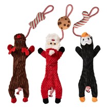 Ethical Pet Holiday Fun Tug Dog Toys Assorted 1ea/24 in - £9.43 GBP
