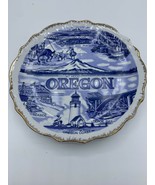 Gorgeous OREGON OR State SOUVENIR Plate IAAC Ceramics - $195.31 MXN