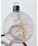 Vintage Unsilvered Glass Tinsel Stick Clear Turn DROP Christmas Ornament... - €39,06 EUR