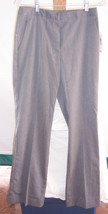 NWT Anne Klein A Line Charcoal Gray Polyester Dress  Pants  Misses Size 6 - £19.73 GBP