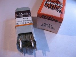 Miller 6511 Coil Tunable Core Transformer Bendix 2090907-3 - NOS Qty 1 - $14.24