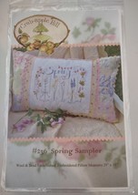 Crab-apple Hill # 236 Spring Sampler Wool, Bead Embellished, Embroidery Pattern - £5.70 GBP