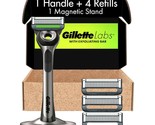 Gillette Labs Razors with Exfoliating Bar, 1 Handle, 4 Razor Refills, 1 ... - £22.97 GBP