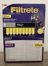 3M Filtrete Room Air Purifier Filter Advanced HAP8650(B) 2 Pack. - £13.58 GBP