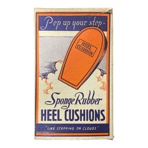 Paramount Sponge Rubber Heel Cushions 12-13 12-301 Vintage 1950s - $9.65