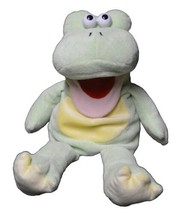 Ganz Frog Musical Hand Puppet Plush Stuffed Animal Toy Ribbets Pretend Play - $13.55