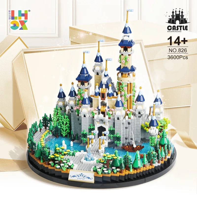 Fairy Tale Castle Building Blocks Hands-on Collection Hobbies For Kids Gift - £19.14 GBP+