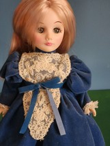 Effanbee Grandes Dames Collection #1151 Elizabeth 11” W Blue Velvet Dress - £7.43 GBP