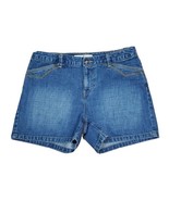 Tommy Hilfiger Y2K Jean Shorts Womens Size 8 Mid Rise Blue - £9.33 GBP