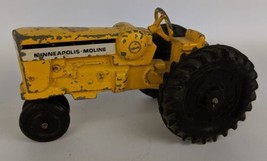 Vintage 1960s ERTL 1:25 Scale Diecast Minneapolis-Moline Yellow Farm Tractor Toy - £35.84 GBP