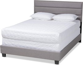 Beds By Baxton, Queen, Grey/Black (Box Spring Required). - £180.90 GBP