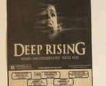 Deep Rising Vintage Movie Print Ad Treat Williams TPA10 - £4.74 GBP