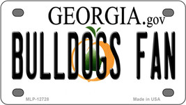 Bulldogs Fan Georgia Novelty Mini Metal License Plate Tag - $14.95