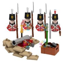 New Napoleonic Wars Military Soldiers Blocks Fusilier Rifles Weapons Toy... - $12.88
