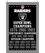 Raiders Champions Memorable Football Flag 90x150cm 3x5ft Las Vegas Best ... - €13,07 EUR