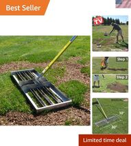 Rocklin Lawn Leveling Rake | Levelawn Tool | Level Soil or Dirt Ground S... - $163.34