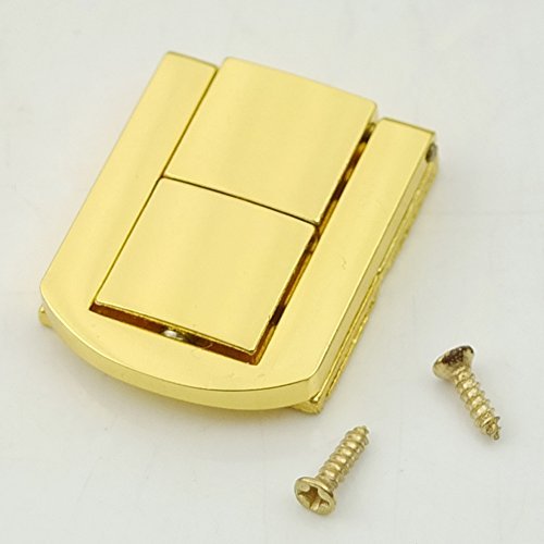 Bluemoona 10 Set - Decorative Swing Arm Latch Closure Catch Wood Box Hasp Clasp