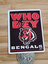 Cincinnati Bengals Sticker Nfl Football Who Dey Decal Cincinnati Bengals Decal - £1.55 GBP