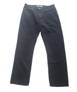 Levis 505 Jeans Mens 36X32 Black Denim Regular Fit Cotton Five Pockets Mens - £13.86 GBP