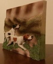 NEW Dog Ceramic Plaque, 5.5" x 4.5", 3D, POINTER DOG, FOXHOUND, BEAGLE image 3