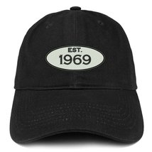 Trendy Apparel Shop Established 1969 Embroidered 54th Birthday Gift Soft Crown C - £16.07 GBP
