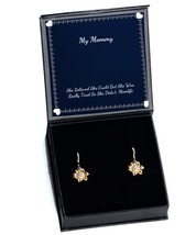 Nice Mommy Sunflower Earrings, She Believed She Could But She was Really... - $48.95
