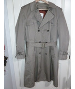London Towne  Trench Coat Sz 42 Reg w lining + extra lining for colder w... - £38.91 GBP
