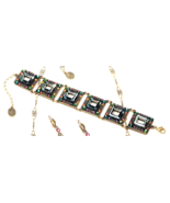 Anne Koplin Designs Art Deco Bracelet NEW 7.5&quot; to 9&quot; - £137.62 GBP