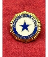 Vintage American Legion Auxiliary Lapel Pin Goldtone USA Military Patriotic - £5.37 GBP