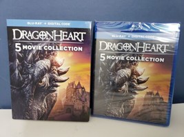 Dragonheart 5-Movie Collection W SLIP Cover Bluray Dennis Quaid NEW Digital Copy - £15.70 GBP