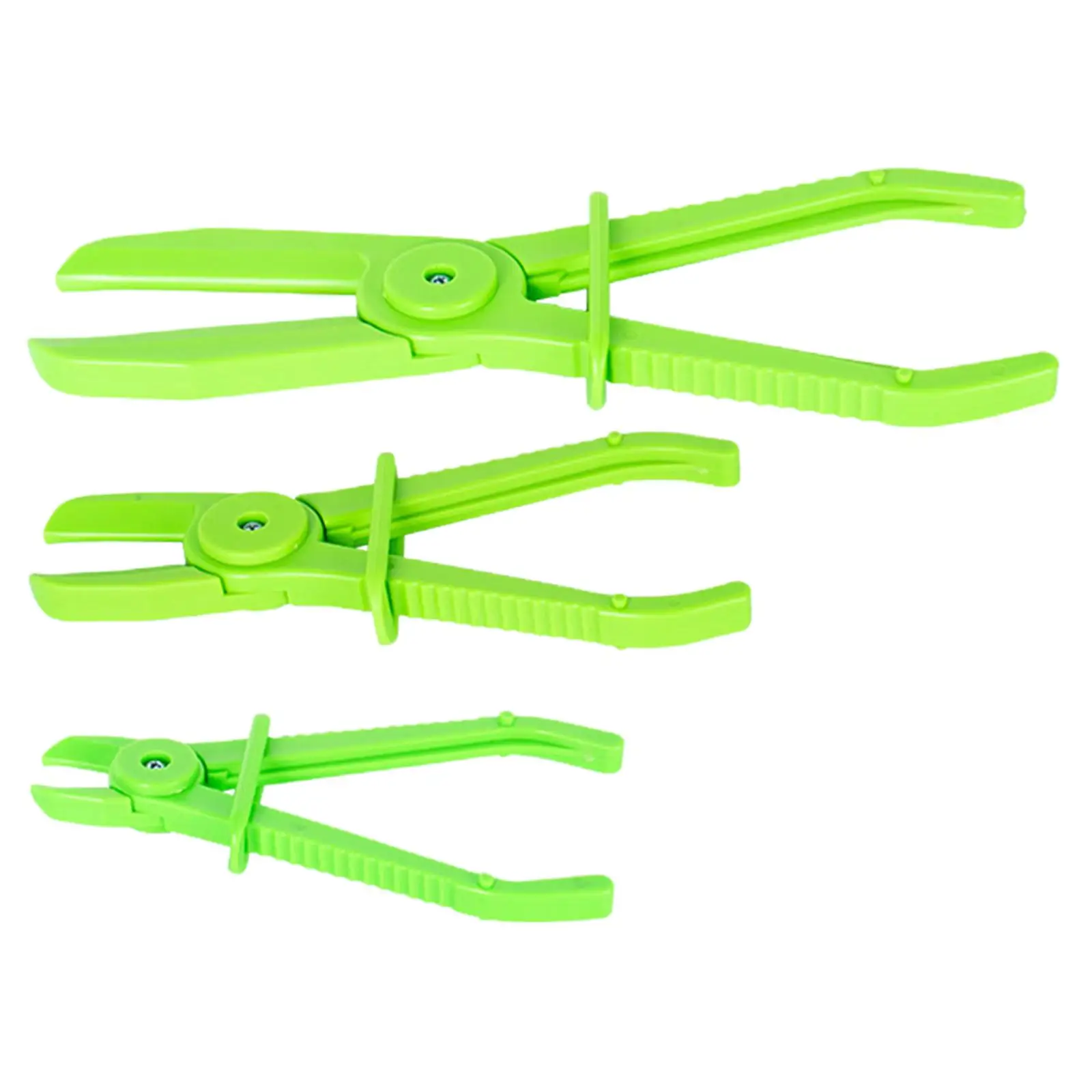 3x Flexible Hose Clamp Pinch Pliers Set, Plastic Pinching Tool for Coolant Fue - £18.62 GBP