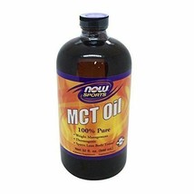 NEW NOW Sports MCT Oil Liquid Medium Chain Triglycerides 32 Fluid Ounce - £25.42 GBP