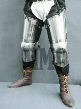 Medieval Knight Replica Combat Leg Armor Plate Legs Cuisses With Poleyns... - £181.65 GBP