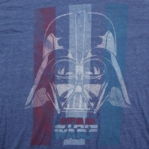 Star Wars Shirt Mens M Blue Star Wars Graphic Print Short Sleeve Pullover Tee - £18.13 GBP