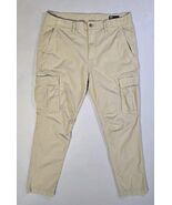 Gap Khaki Slim Taper Cargo Utility Pockets Pants Men&#39;s Size 34x29 Rip Co... - $408.63 MXN