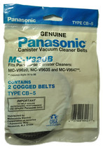 Panasonic Type CB-5 Gear Belt, 2 Pack, MC-V320B, P-MC320B - $10.54