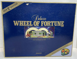 Vintage &quot;Wheel Of Fortune Deluxe&quot; Game by Pressman - 1986 Edition - £16.64 GBP