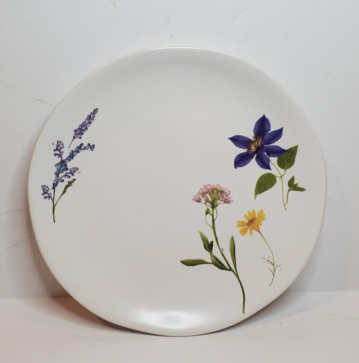 Primary image for Bee & Willow Charlotte Floral Wildflower Appetizer Salad Plate 7.5" Multicolor 
