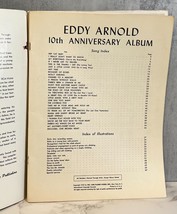 Eddy Arnold 10th Anniversary Album Sheet Music Songbook 1955 - £4.78 GBP
