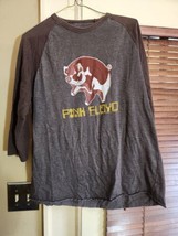 Pink Floyd Animals XL Raglan 3/4 Length Vintage T-Shirt 2004 X Large vtg brown - £33.83 GBP