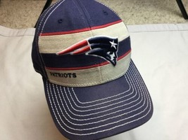 Lucky Used New England Patriots Reebok On Field Hat Cap Size S/M (6 3/4- 7 1/8) - £19.41 GBP