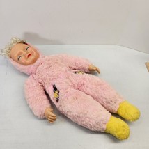 1950&#39;s Rare Rubber Face Snowflake Doll Reliable Doll Co. Canada 26&quot; Tall Plush - £50.22 GBP
