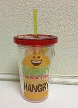 10OZ. REUSABLE BPA FREE &quot;SORRY FOR WHAT..&quot; PRINTED CUP, FREE SHIPPING - £7.17 GBP