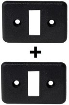 C4 Corvette Seat Back Release Button Bezel Plate Cover Dual Kit Fits: 94 thru 96 - £24.03 GBP