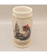 NORMAN ROCKWELL - Collectors Stein - &quot;The Captain and the first mate&quot; Br... - $304.17 MXN