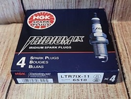 Pack Of 4 LTR7IX-11 Iridium IX Spark Plugs Stock No. 6510  NGK, &quot;NEW&quot; - £21.86 GBP