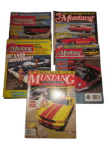 Hot Rod Magazine Mustang &amp; Mustang Illustrated Lot of 5 1988 1987 Mustang  Fords - £6.38 GBP