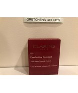 Clarins Everlasting Compact Long Wearing Foundation + #105 Nude NIB .3 oz - $18.80
